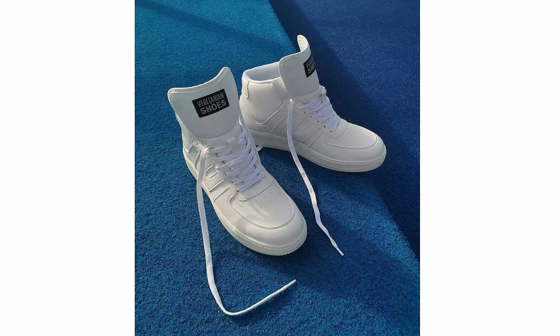 Damen Vegetarian Shoes Veg Supreme Dream Hi Top White