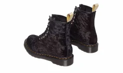 Damen Dr. Martens Vegan 1460 Black Crushed Velvet
