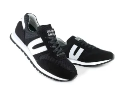 Damen Vegetarian Shoes Vegan Runner Black