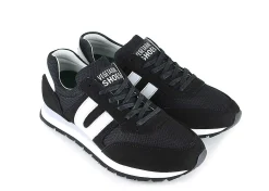 Damen Vegetarian Shoes Vegan Runner Black