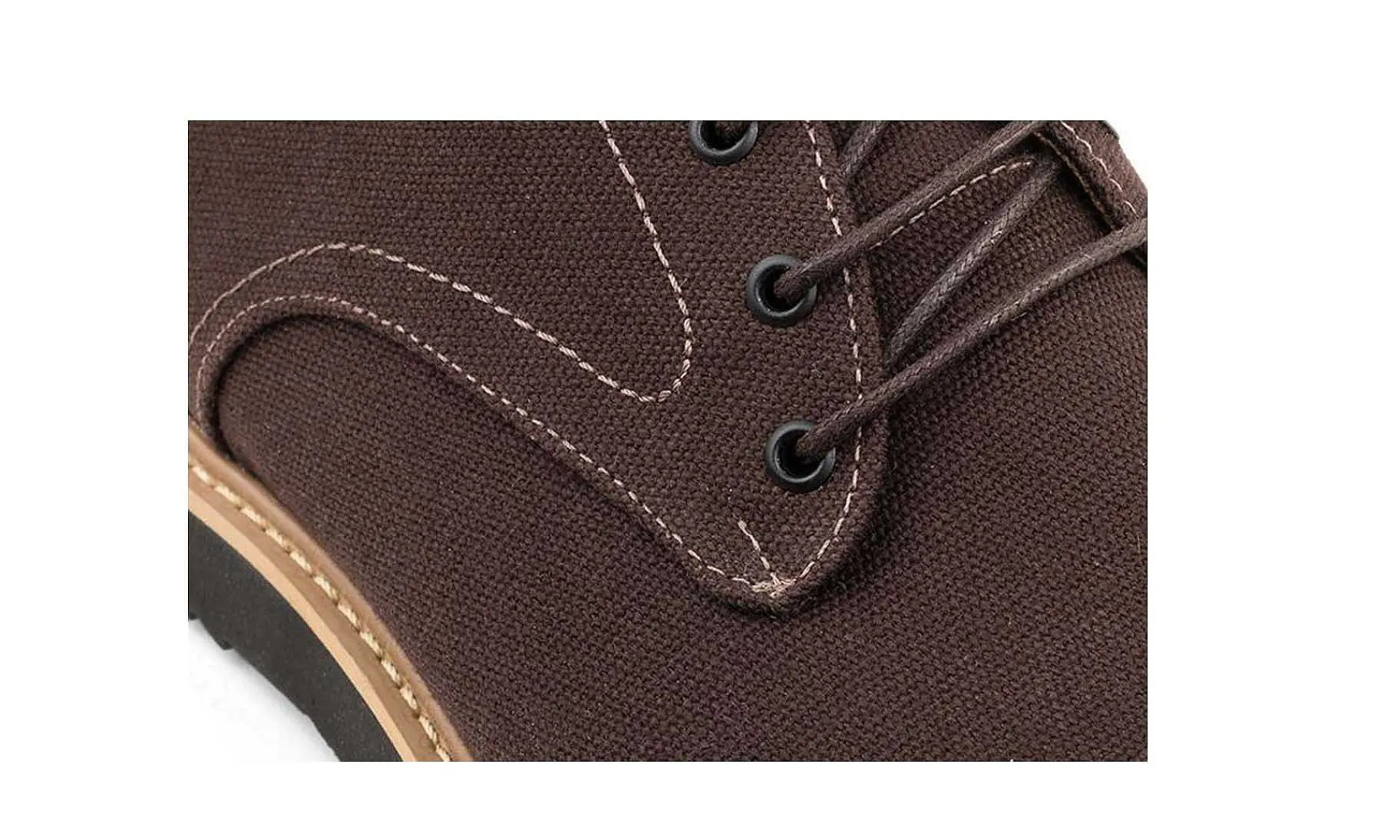 Herren Ahimsa Victor Canvas Espresso