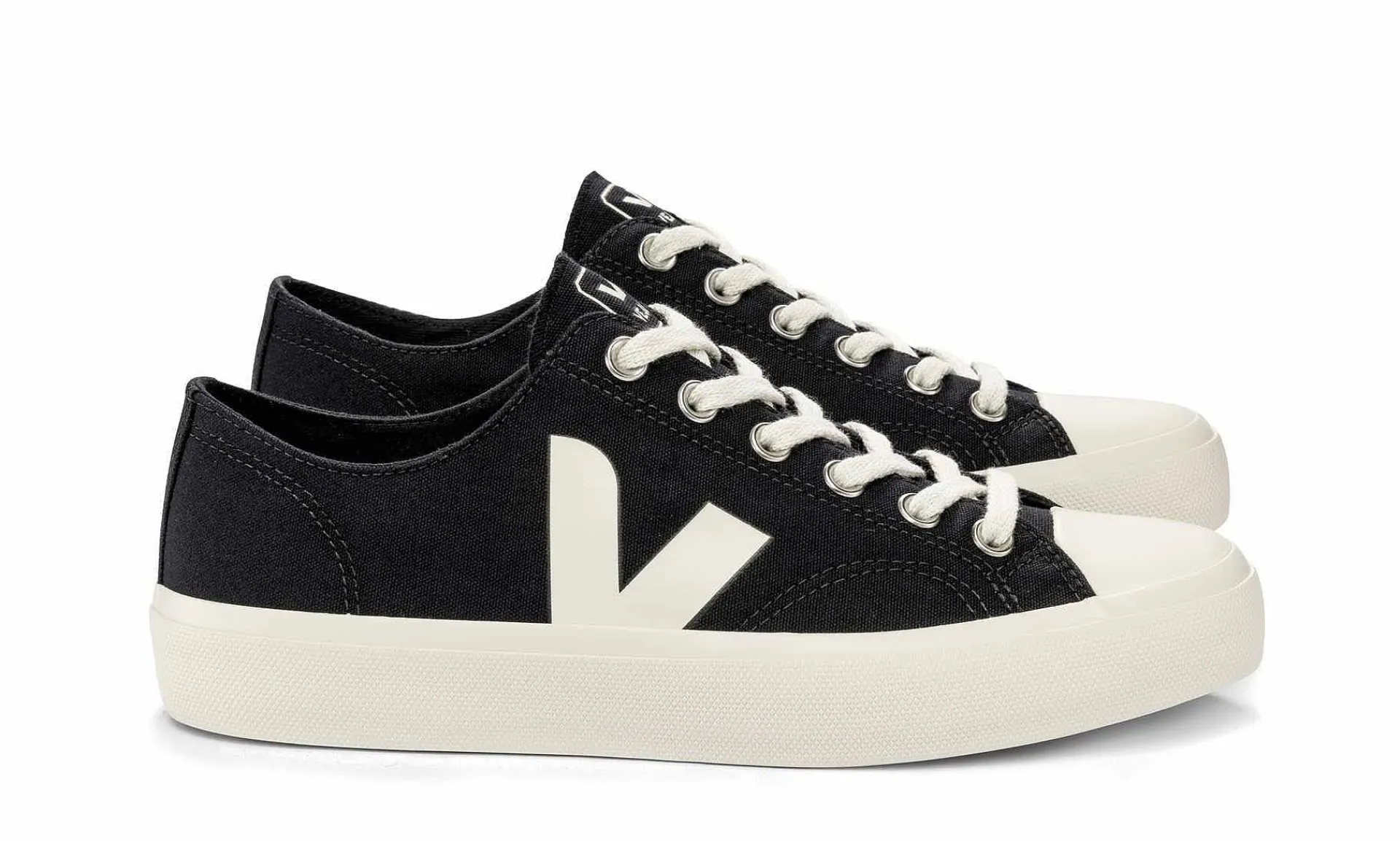 Damen Veja Wata Ii Low Canvas Black Pierre